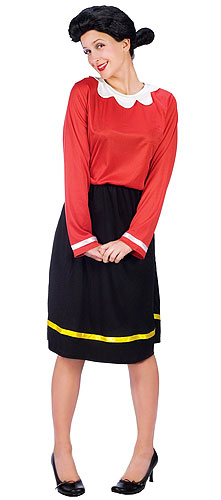 Adult Olive Oyl Costume - Click Image to Close