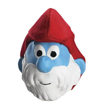 Papa Smurf Mask - Click Image to Close