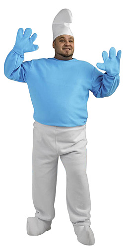 Plus Size Smurf Costume - Click Image to Close