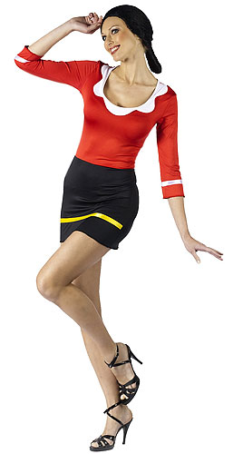 Sexy Olive Oyl Costume - Click Image to Close