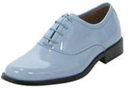 Baby Blue Tuxedo Shoes - Click Image to Close