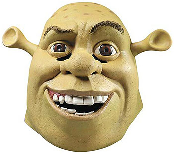 Deluxe Shrek Mask - Click Image to Close