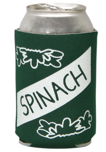Spinach Can Koozie - Click Image to Close