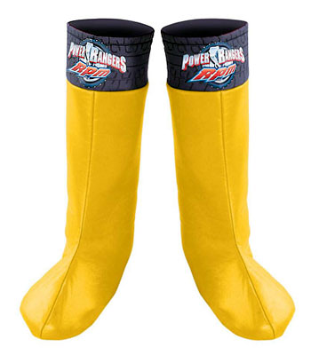 Yellow Power Ranger Boot Tops - Click Image to Close