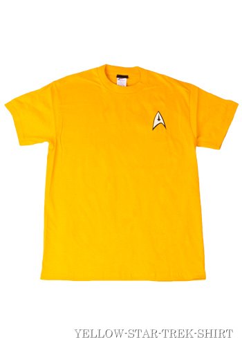 Star Trek Command Uniform T-Shirt - Click Image to Close