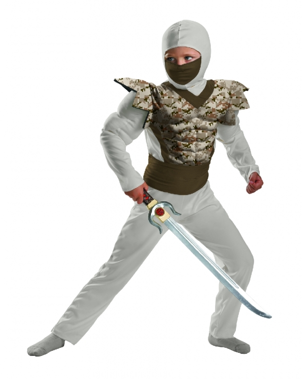 Desert Camo Ninja Costume - Click Image to Close