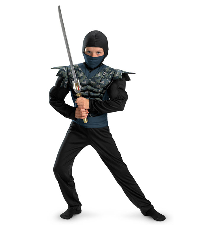 Night Camo Ninja Costume - Click Image to Close