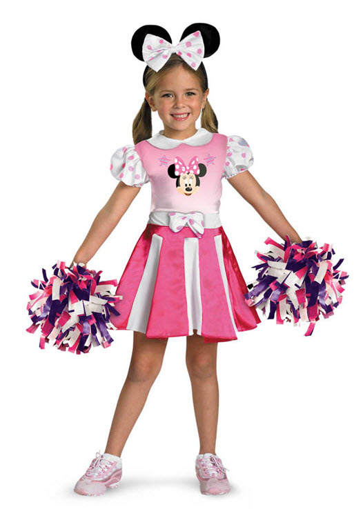 Minnie Mouse Cheerleader Costume - Click Image to Close