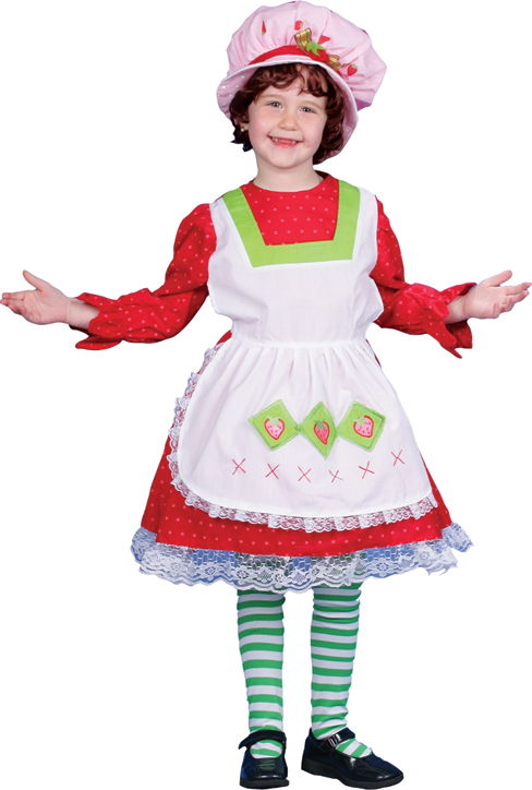 Country Strawberry Girl Child Costume