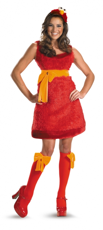 Elmo Adult Costume - Click Image to Close