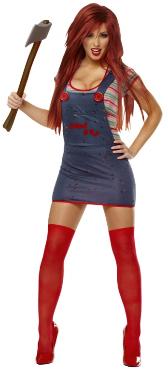 Sexy Chucky Adult Costume - Click Image to Close