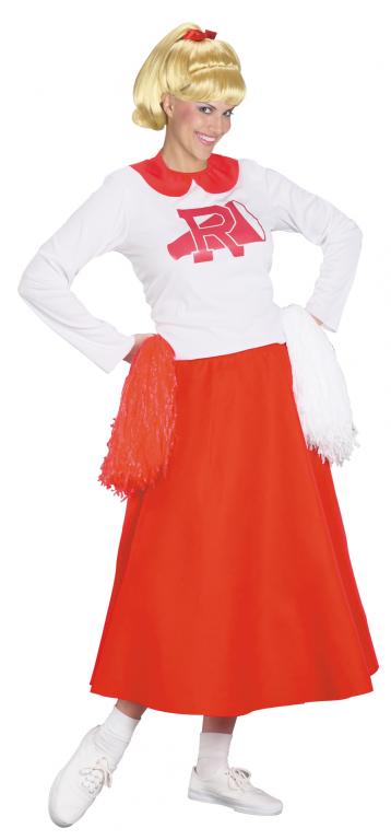 Grease Rydell High Cheerleader Adult Costume - Click Image to Close