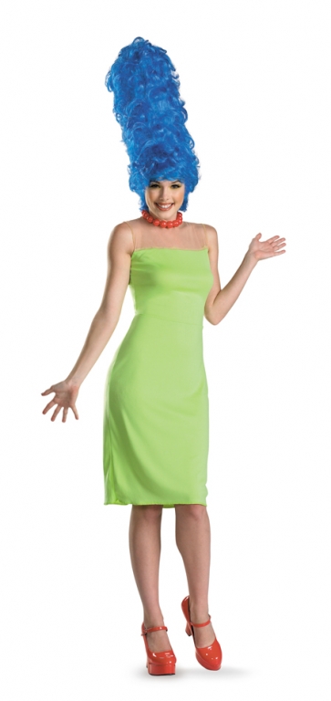 Marge Simpson Deluxe Adult Costume - Click Image to Close