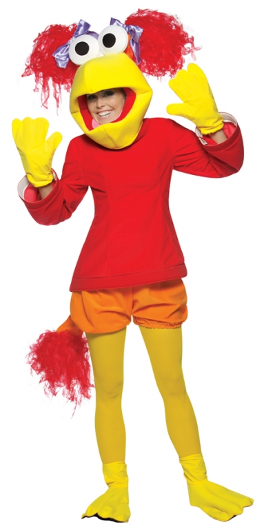 Fraggle Rock Red Adult Costume - Click Image to Close