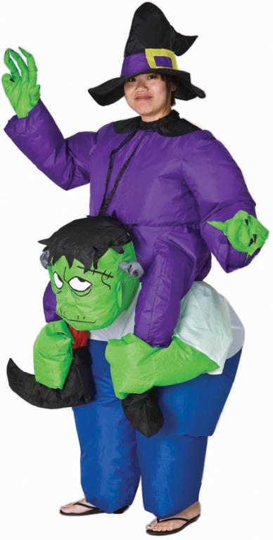Frankie or Skull Inflatable Illusion Costume - Click Image to Close