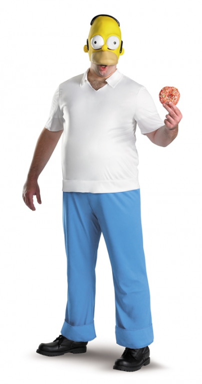 Homer Deluxe Adult Costume - Click Image to Close