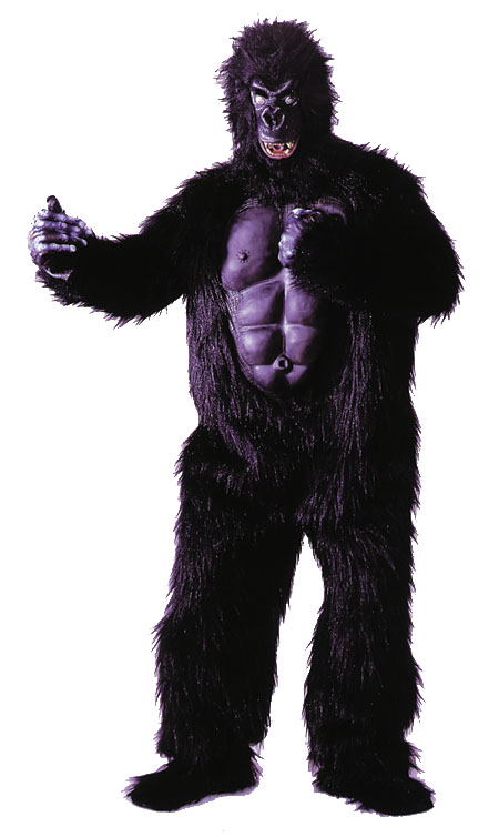 Gorilla Suit w/Chest Adult Costume