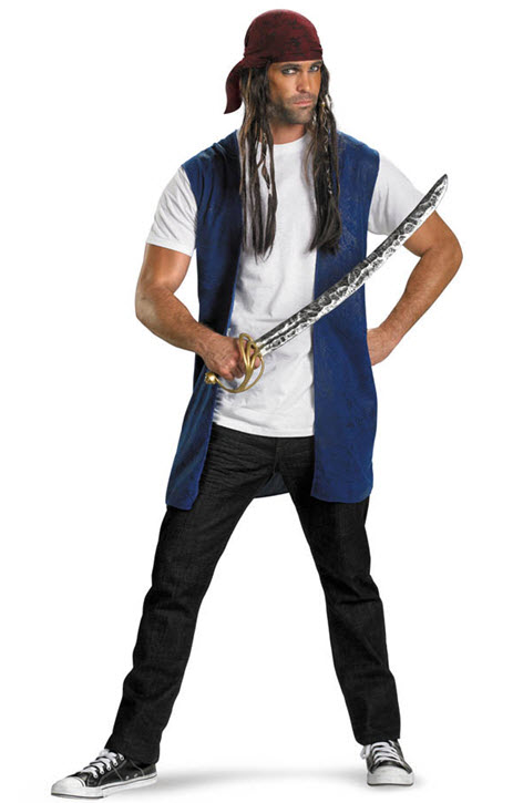 Jack Sparrow Costume Kit - Click Image to Close