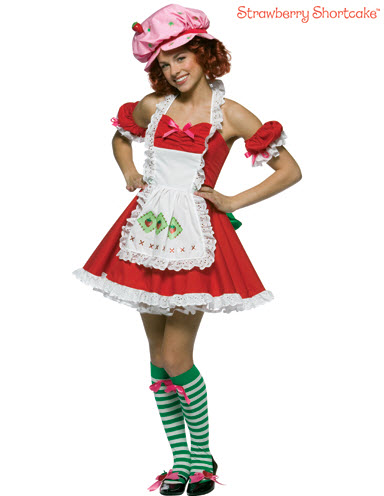 strawberry shortcake adult costume. 