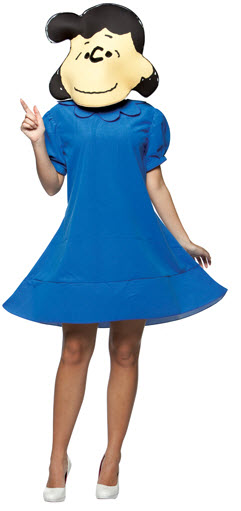 Peanuts Lucy Adult Costume - Click Image to Close