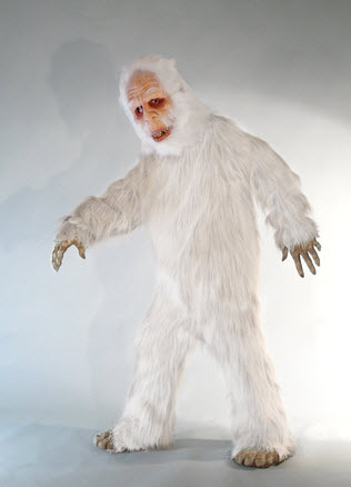 White Sasquatch Adult Costume