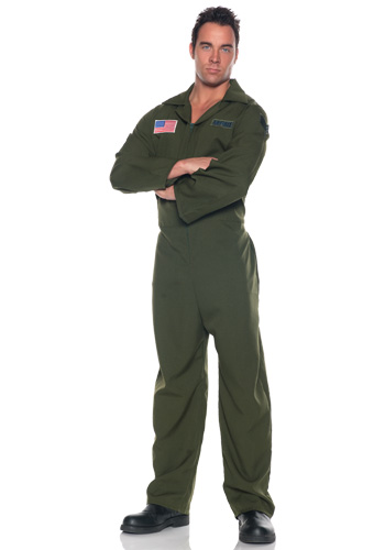 Adult Air Force Pilot Jumpsuit - Click Image to Close