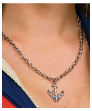 Anchor Necklace - Click Image to Close