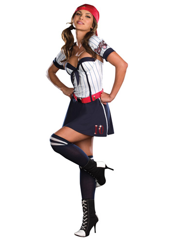 Big League Babe Costume - Click Image to Close