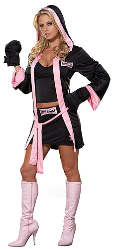 Boxer Girl Costume - Click Image to Close