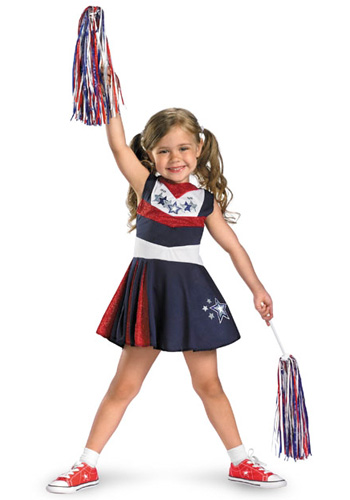 Girls Toddler Cheerleader Costume - Click Image to Close