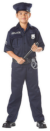 Kid's Police Costume - Click Image to Close