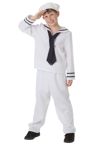 Child White Sailor Costume