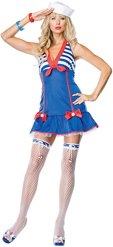 Darling Deckhand Sailor Costume - Click Image to Close