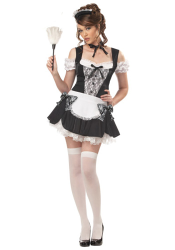 Sexy French Kiss Maid Costume