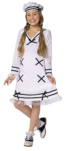 Girls Sailor Costume - Click Image to Close