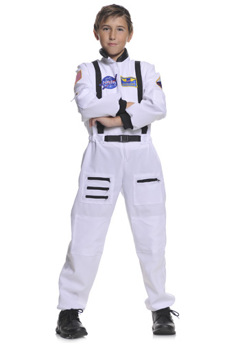 Child White Astronaut Costume - Click Image to Close