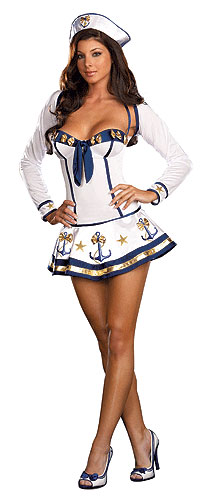 Women's Sexy Sailor Costume - Click Image to Close