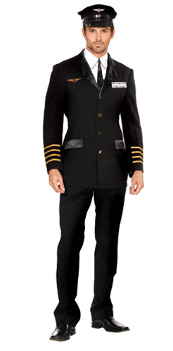 Mens Mile High Pilot Costume - Click Image to Close