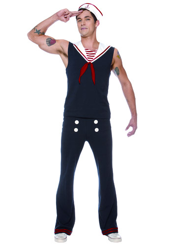 Mens Deckhand Sailor Costume - Click Image to Close