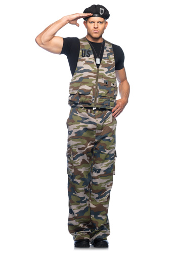 Special Ops Army Officer Costume - Click Image to Close