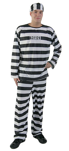 Plus Size Prisoner Costume - Click Image to Close