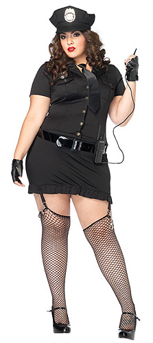 Plus Size Dirty Cop Costume - Click Image to Close