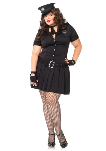 Plus Size Arresting Officer Costume - Click Image to Close