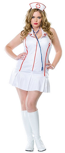 Plus Size Nurse Costume - Click Image to Close