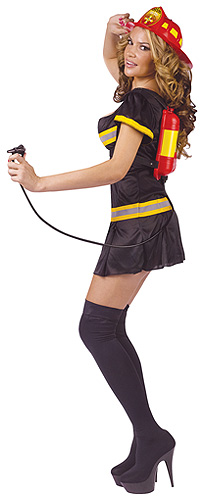 Womens Fireman Costume - Click Image to Close