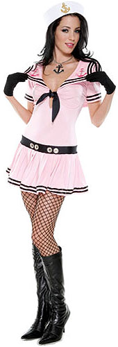 Sexy Pink Sailor Costume