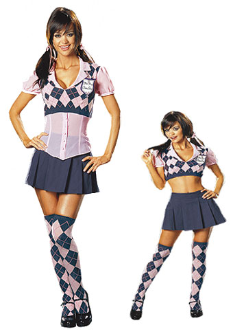 Naughty School Girl Costume - Click Image to Close