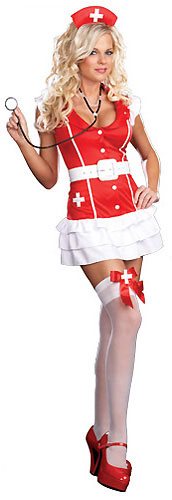 Sexy Adult Nurse Costume - Click Image to Close