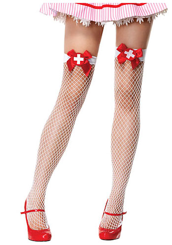 Industrial Net Nurse Stockings - Click Image to Close