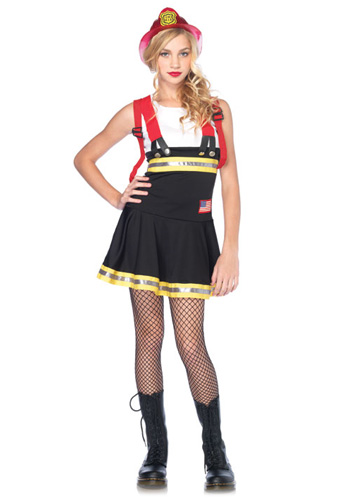 Teen Firefighter Cutie Costume - Click Image to Close